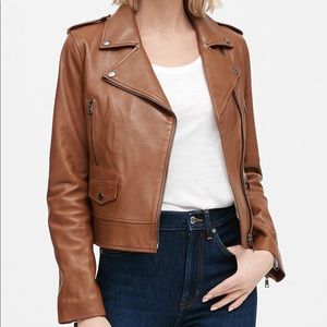 Banana Republic Classic Leather Moto Jacket - NWT